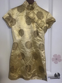 Vintage silk oriental dress