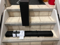 TV Sound bar with wireless subwoofer -excellent condition