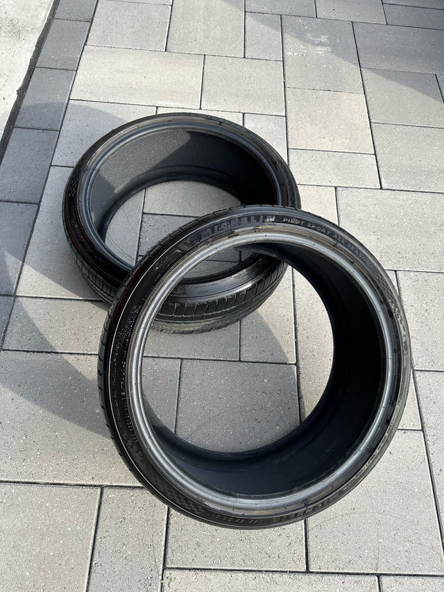 255/35 ZR 21 Michelin Pilot Sport All Season Tires (Front Pai in Tires & Rims in Ottawa