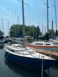 26ft full keel sailboat