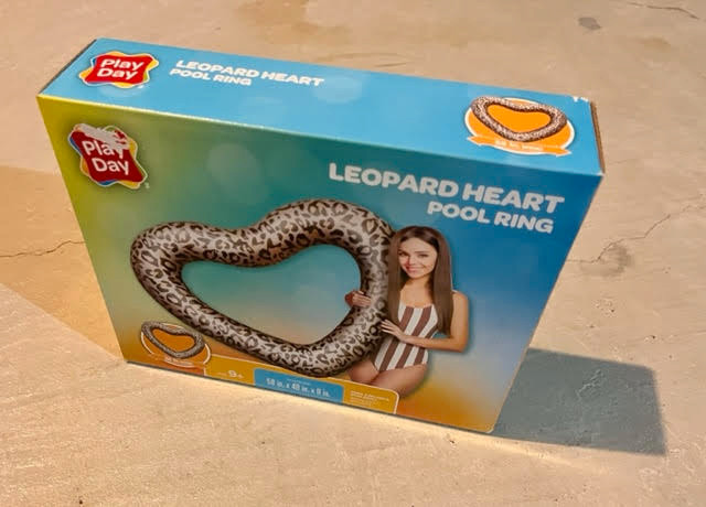 Brand New ***Play Day*** Leopard Heart Pool Ring in Water Sports in City of Toronto