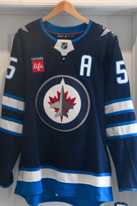 Adidas Winnipeg Jets Home Mark Scheifele Jersey with Canada Life