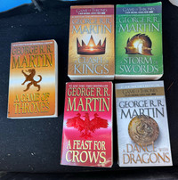 A Game of Thrones 5 book series - price for all!