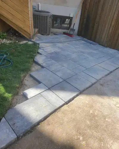 Schedule now for the spring & summer Interlock Armour stone Gravel Mulch Lift & relay Repair Deliver...