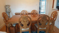 DINING ROOM SET - TABLE PLUS CHAIRS 