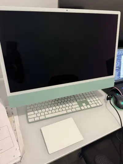 Apple iMac 24” M1 2021 Green | 8GB RAM | 512GB SSD | AppleCare+, View more