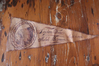 Old Leather Pennant - London Fair 1912
