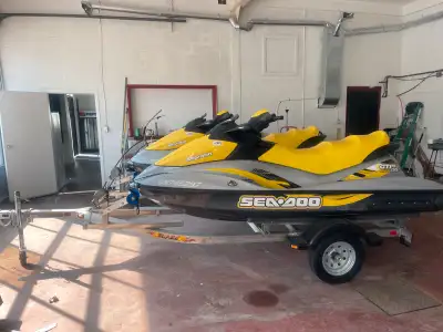 Selling a pair of Sea-Doo GTI 155 jet skis, perfect for summer fun on the water. These personal wate...