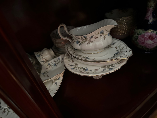 Brigadoon Royal Albert cream soup bowls, covered vegetable bowl. in Kitchen & Dining Wares in St. Catharines - Image 2