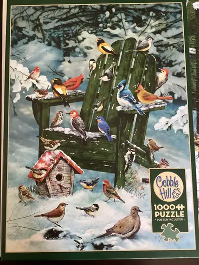 Cobble Hill „For the birds” 1,000-piece puzzle, View more