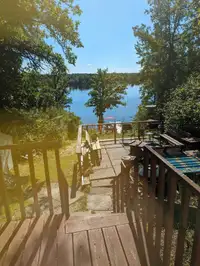 FOR SALE: cabin on lakefront leased land