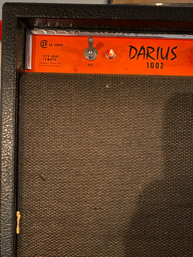 AHED DARIUS 1002 Vintage Canadian made Amp 70s in Amps & Pedals in Renfrew - Image 2