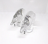 CHOICE Vintage Spode Anteaters Clear Glass