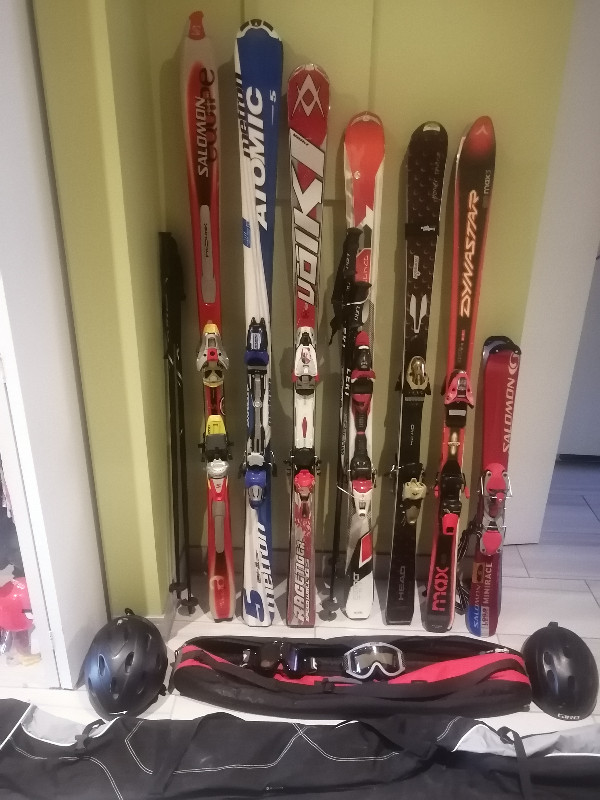 SKIS ALPINE: SALOMON,DYNASTAR, D"STINCT,ATOMIC in Ski in City of Montréal