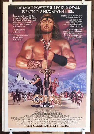 “Conan The Destroyer” (1984) Original Movie Poster, View more