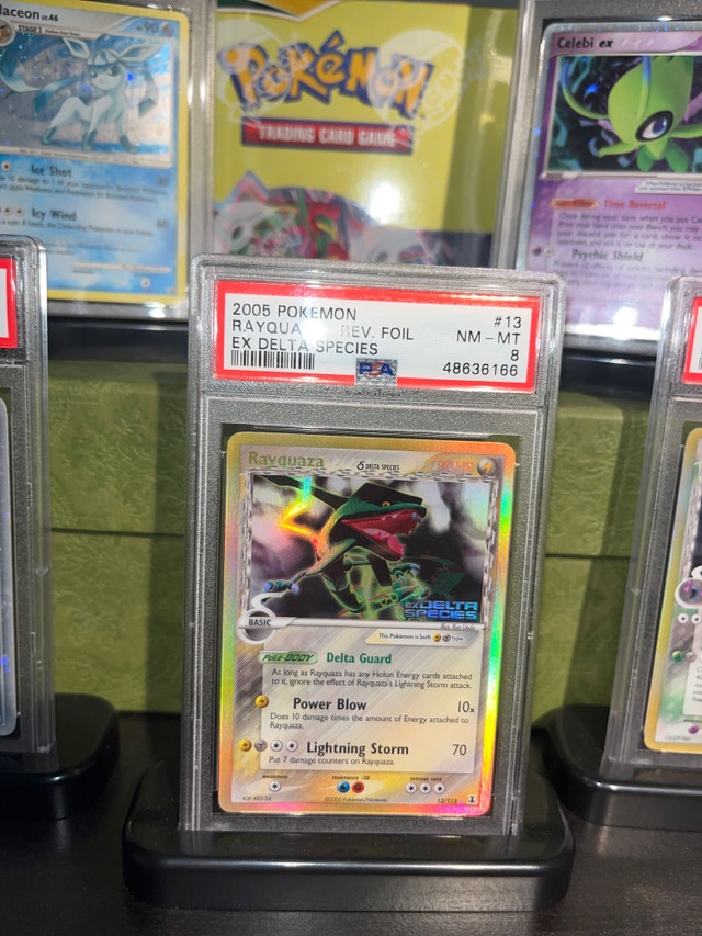 Rayquaza 13/113 Reverse Holo PSA 8 NMMT Graded Pokemon Card Arts