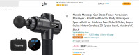 Brand New Unopened Wattne W2 Black Massage Gun