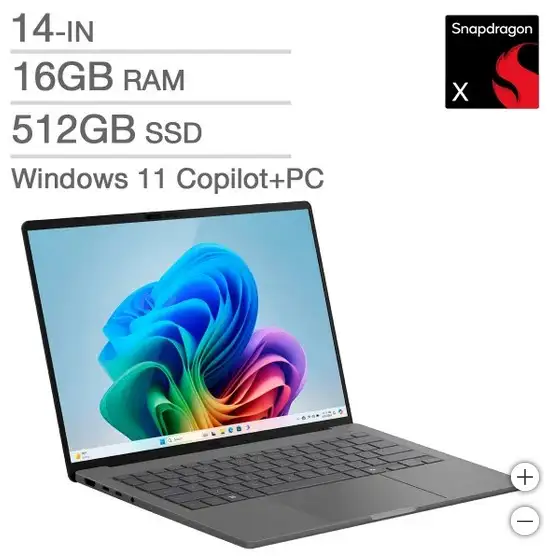 ASUS ZenBook 14'' UX3407QA-CS51 Snapdragon X1 512GB SSD 16GB RAM in Laptops in Laval / North Shore - Image 2