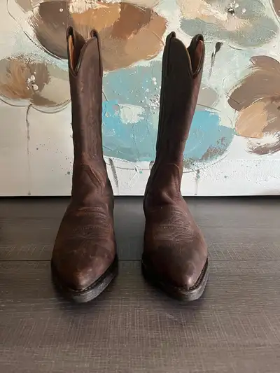 Women’s Prospector Leather Cowboy Boots -size 7C, View more