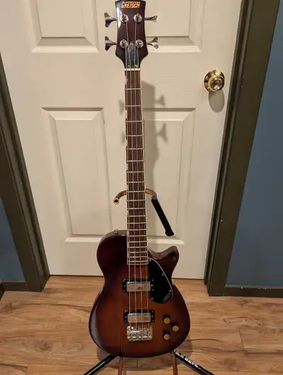 gretch 3/4 neck bass guitar, View more