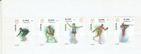 Belarus. Série de 5 timbres neufs "Winter sport", 1994.