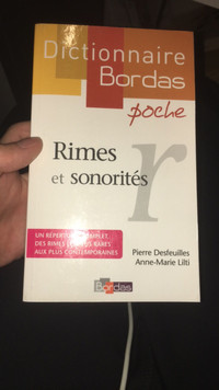 Dictionnaire Poche Rimes et Sonorités