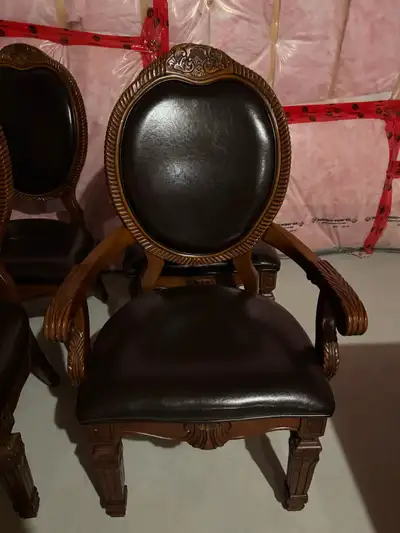 Faux Leather Dining Chair Set, View more