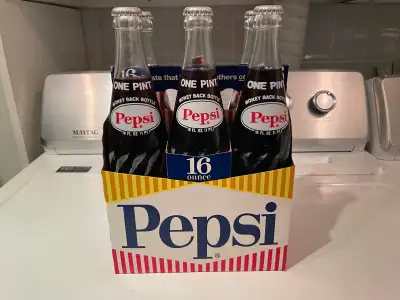 Vintage Pepsi 6 Pack and new carrier $80, View more