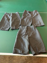 boys grey dress pants and shorts-various sizes