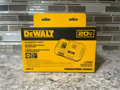 New DeWalt DCB118 Rapid Charger For 20V/60V Batteries, View more