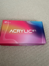 ACRYLIC  gaming KEYBOARD - New