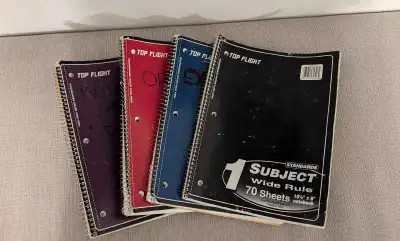Notebooks (4), View more