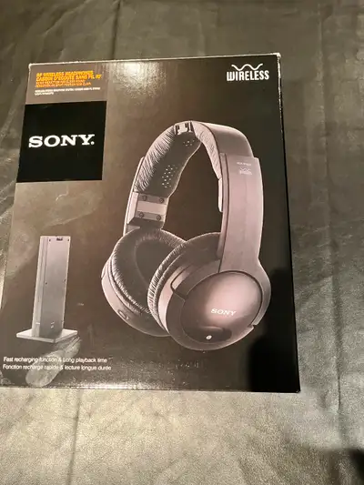 Sony wireless headphones, View more