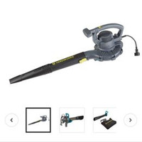 Yardworks 12 Amp 400CFM Electric Leaf Blower/Vacuum