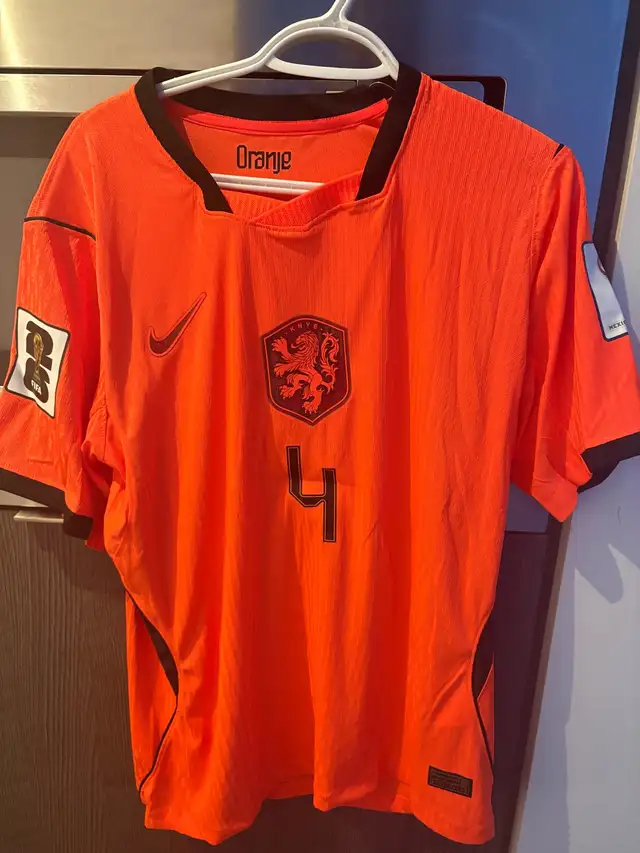 Nike Netherlands Virgil Van Dijk Jersey- Med, Large, XL