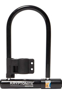 Kryptonite Keeper 12 Standard Bicycle U-Lock with Bracket 