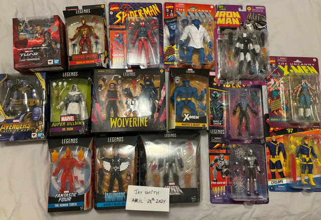 BRAND NEW SEALED MARVEL LEGENDS & FIGUARTS in Toys & Games in City of Toronto