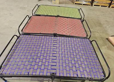 Foldable Manja - Heavy duty bed Brand new Twin size 12kg Double pipe and double numar Strong and sol...