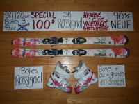 Équipements kit de ski alpin 120 124 cm