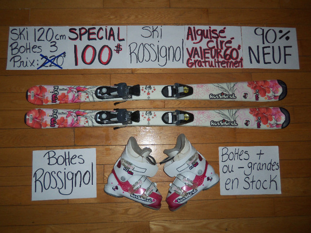Équipements kit de ski alpin 120 124 cm dans Ski  à Granby