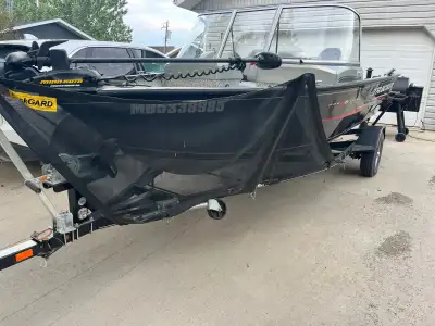 2016 tracker pro guide 16 60 hp four stroke very low hours Stored in heated shop it’s whole life Ful...