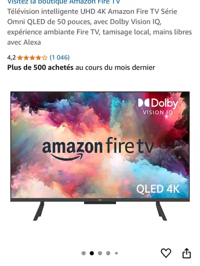 fireTV 50 pouces, View more