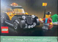 Lego 40532 Vintage Taxi Black Car Holiday Birthday Gift BNIB