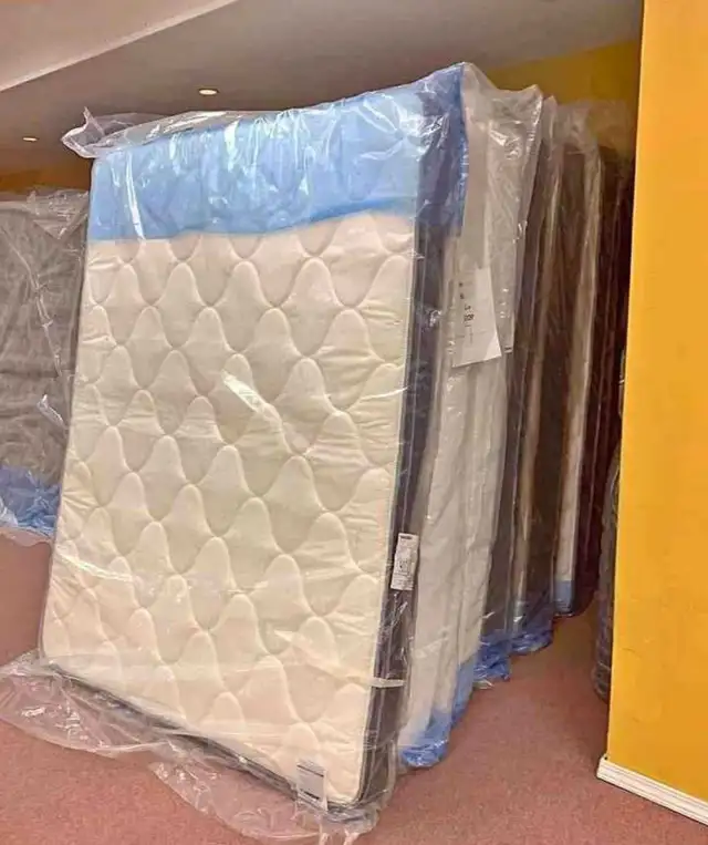 Queen size mattress New & Wrapped Mattress – Free Delivery  in Beds & Mattresses in Delta/Surrey/Langley - Image 2