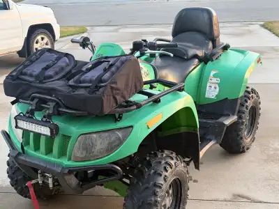 2006 Arctic Cat TRV 650. Has newer winch and light bar
