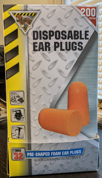 McCordick Foam Ear Plugs, Over 180 pair, sealed