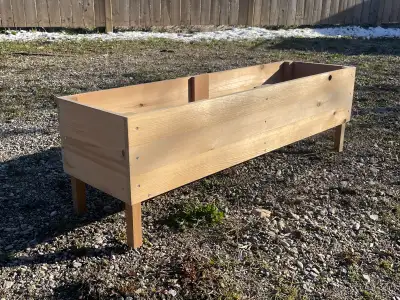 western red cedar planter box , View more