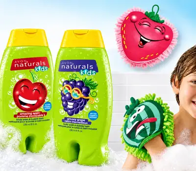 Avon Naturals Kids bath products, View more