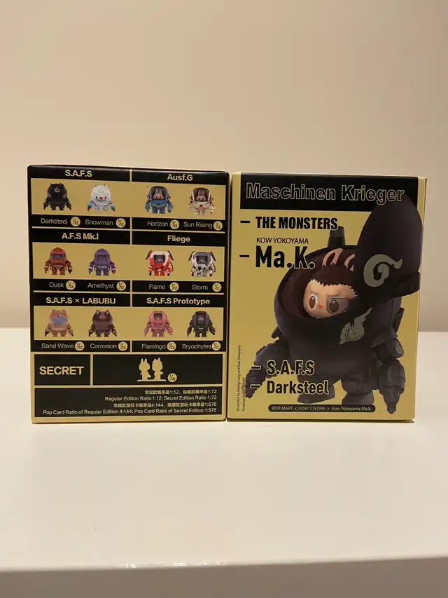 Pop Mart Maschinen Krieger Kow Yokoyama Ma.K. The Monsters