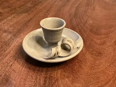 Ceramic/pottery candle holder , View more